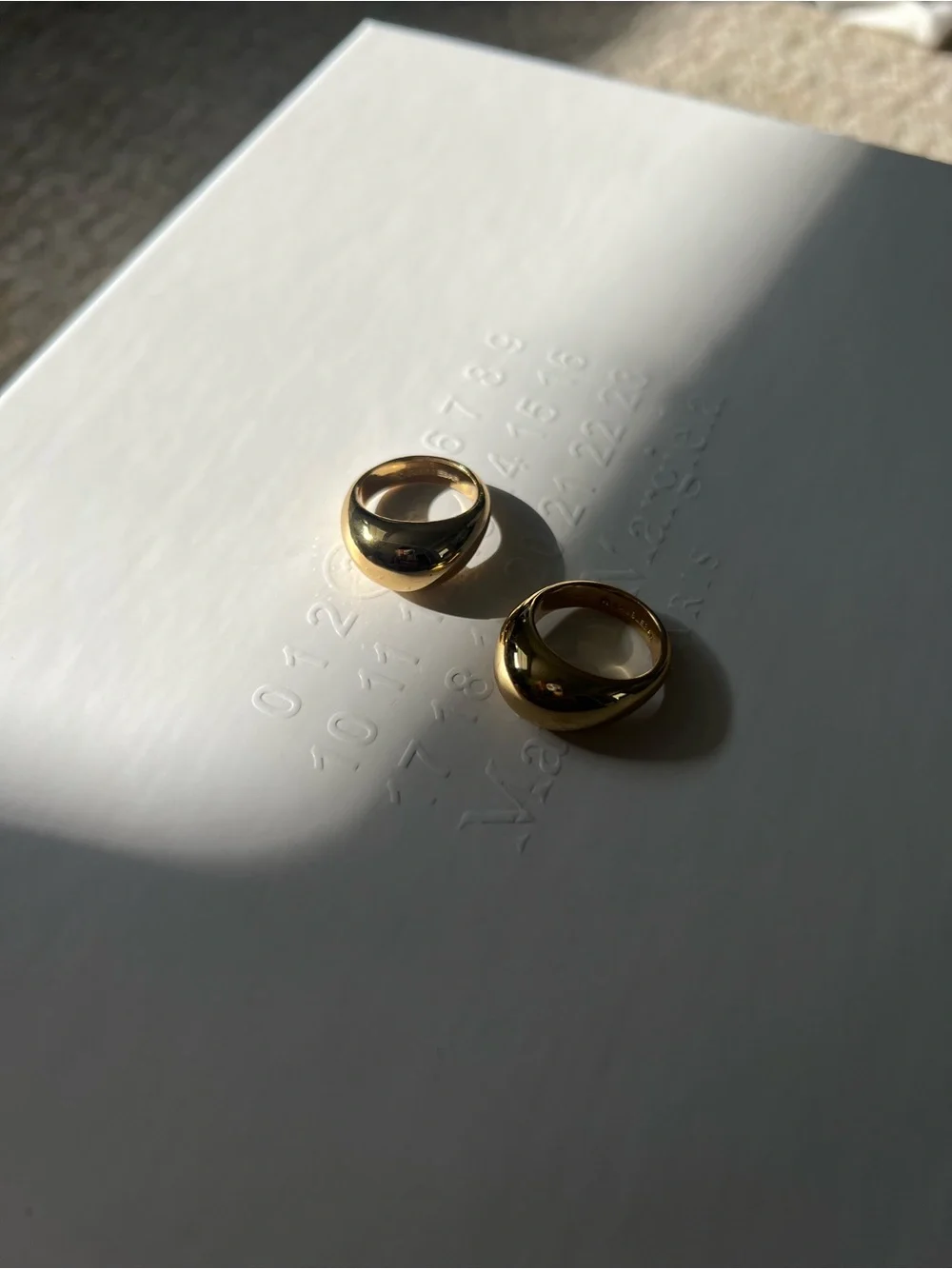 Baublebar Gold Cloud Rings (set of 2)